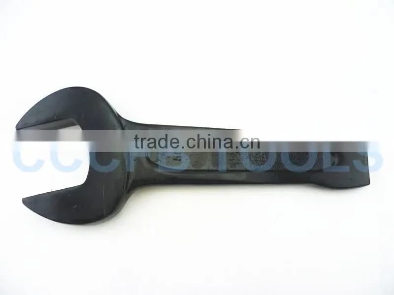 45# Carbon Steel Slogging Open Ended Spanner,CR-V Striking Open End Wrench,Slugging Open Fix Spanner,Hammer Wrench