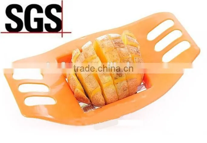 SGS Approved , Manual DIY potato chip slicer / Kitchen potato cutter