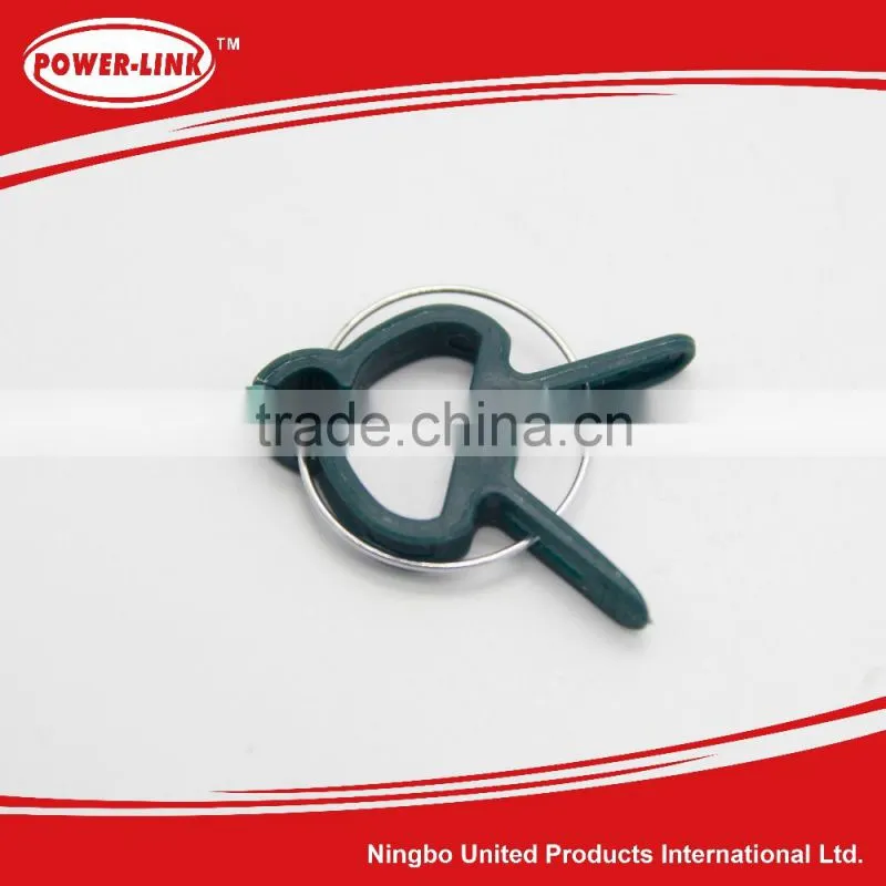 15pc Tail shape plastic garden plant tie clip