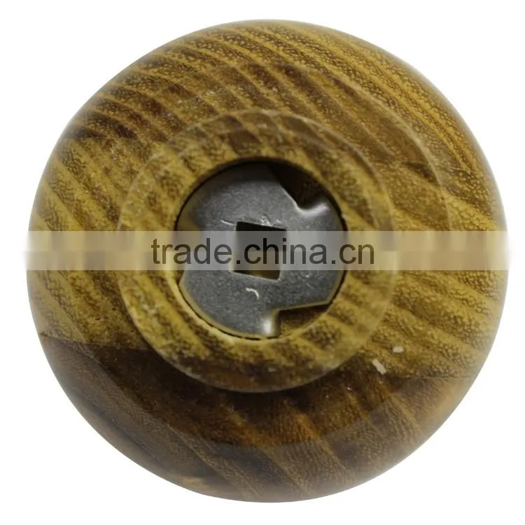 manual wooden pepper grinder set