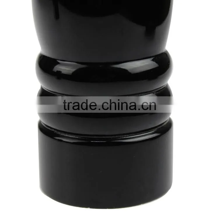 manual black wooden pepper grinder, salt and pepper grinder set, pepper mill
