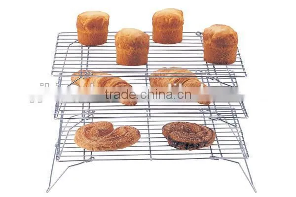 534-35B metal wire kitchen trolley storage cart for vegetable fruit food