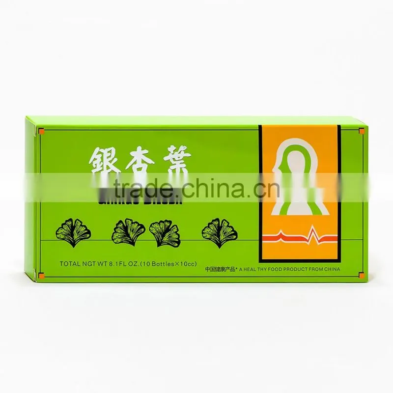 improve immunity herbal oral liquid Ginkgo and Ginseng Extract Liquid with private label and package