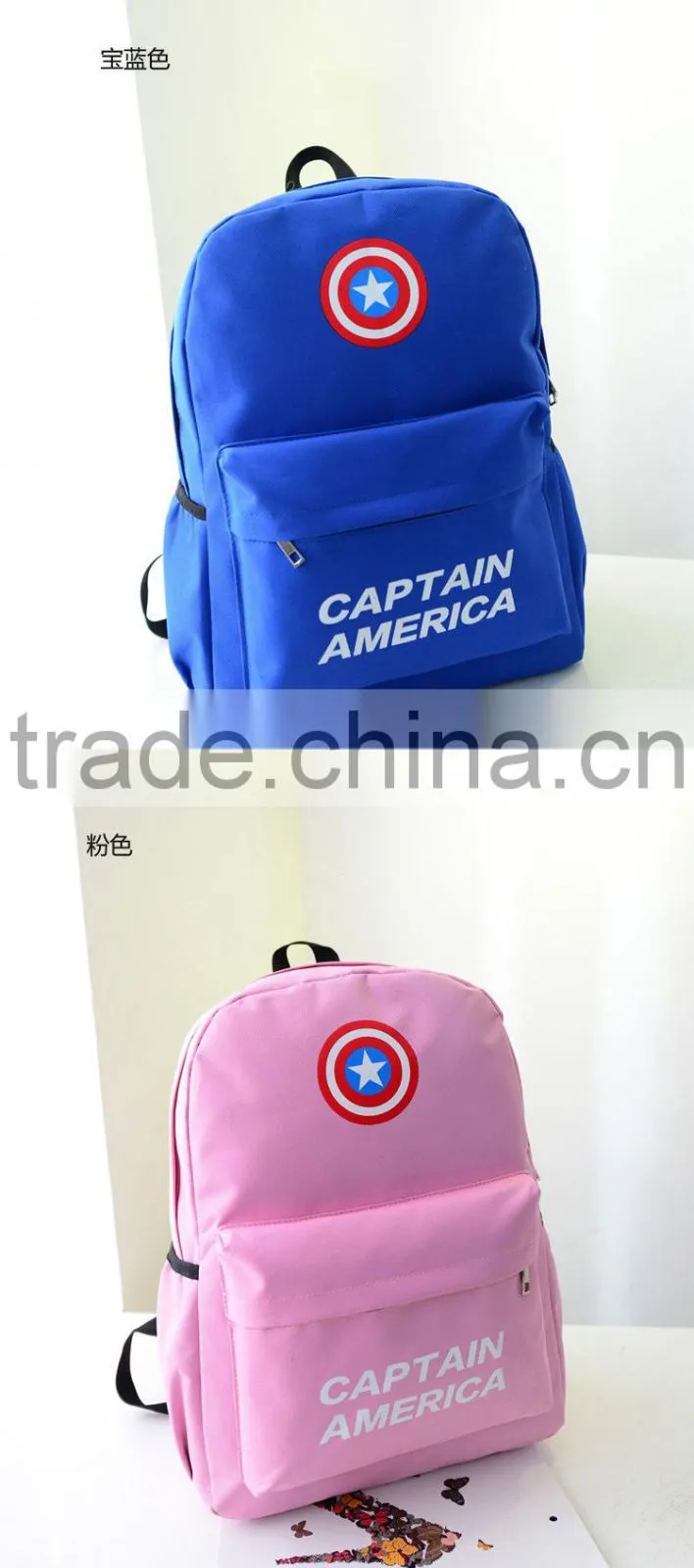 2015 cute canvas backpack