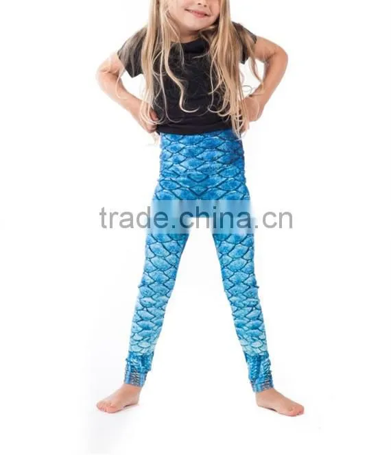 Kids Clothing Baby Girl Tights Printed Mermaid Pattern Leggings HSL2533