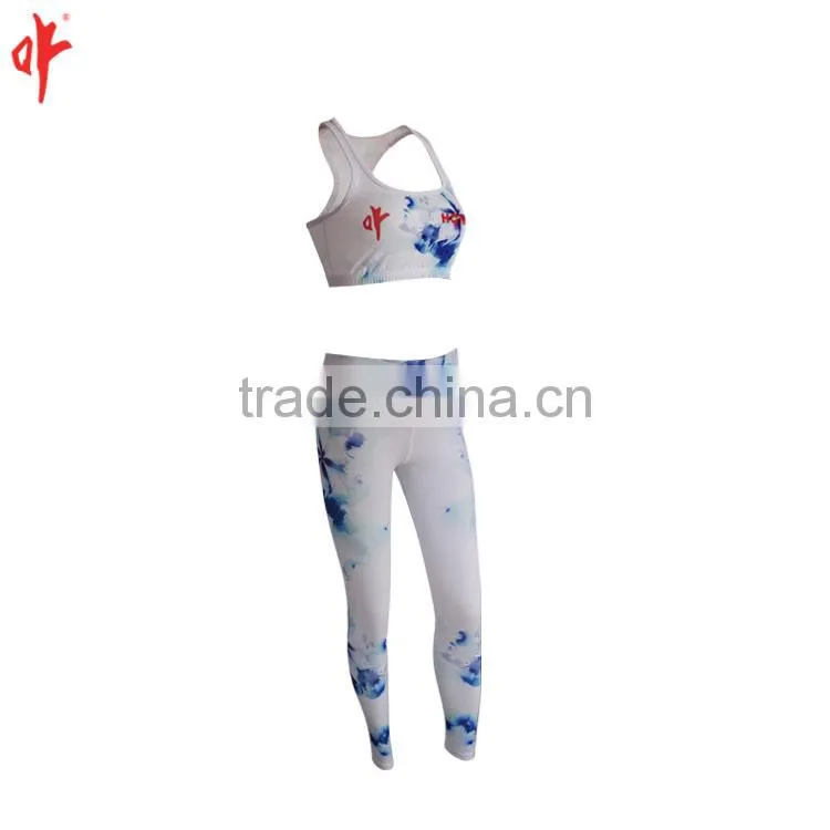 Ladies sex lycra fabric gym wear fitnees yoga wear
