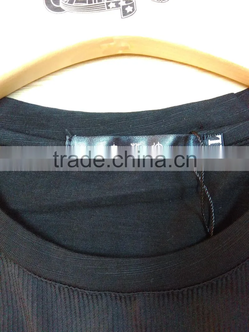 GZY Guangzhou stock lots breathable fabric soft sequin t-shirt for man