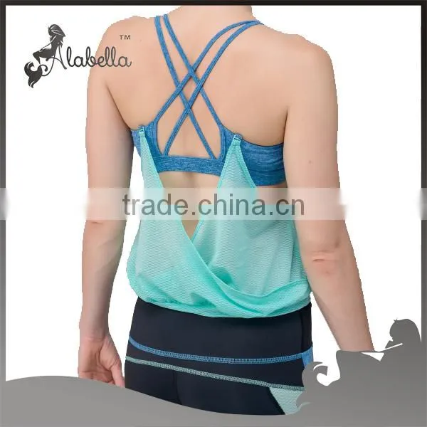 Latest tops designs girls cool summer mesh tops