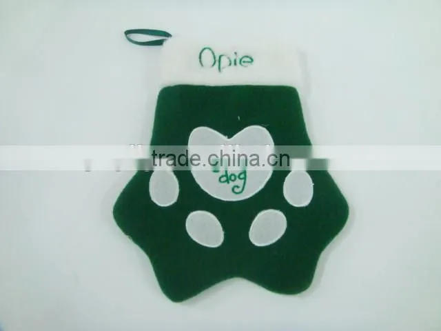 2014 high quality sinle cashmere dog glove bag,dog poop gloves,dog leather gloves