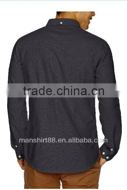 Mens oxford button down collar oxford casual shirt