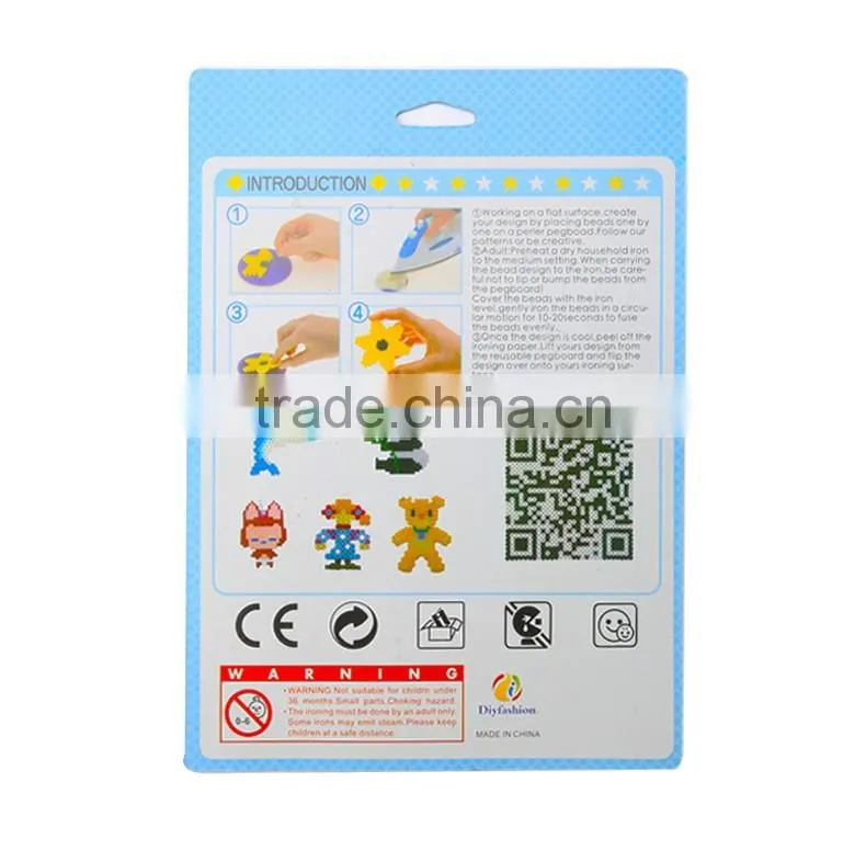 Diyfashion 5mm hama perler fuse beads lion set with puzzle iron paper and twezzer hama beads toys for kids 18099