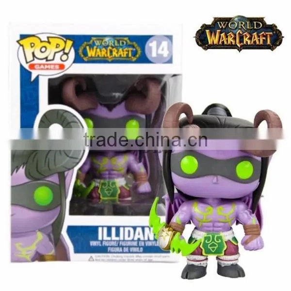 Newest POP WOW World of warcraft action figure, 10cm PVC POP doll cheap price
