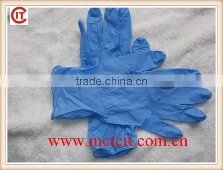 For Medical use disposable hand gloves powder free nitrile examination gloves