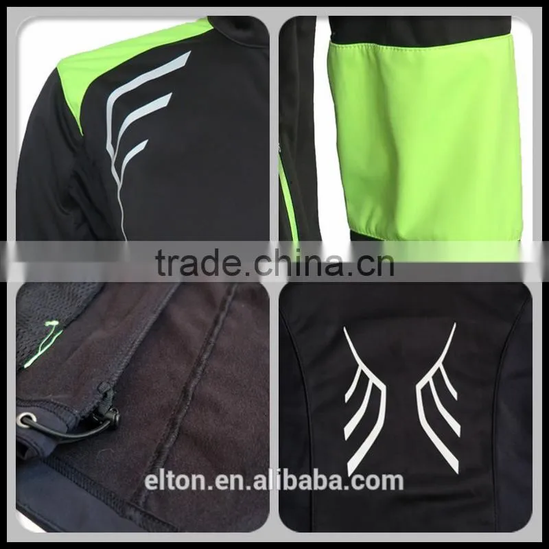Men's Single Windproof Waterproof Reflective Soft Shell Jacket High Quality