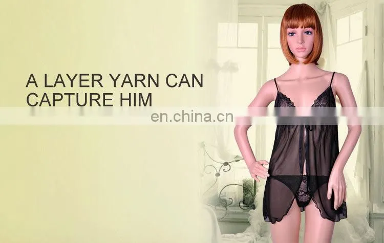 Modern Hot Sexy Women Transparent Sexy Night Dress Mature Lingerie