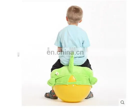 Easter plush jumping rabbit matches bouncy ball baby toy
