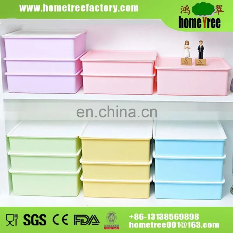 15 Dividers Fashion Colorful Underwear Storage Box Socks Storage Boxes With Lid