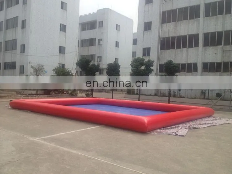OEM manufacturer custom design big rectangular inflatable swimming pool