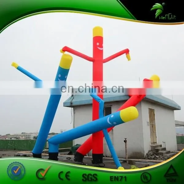 Colorful Single Leg Inflatable Sky Dancer Air Tube Man For Promotion Activity