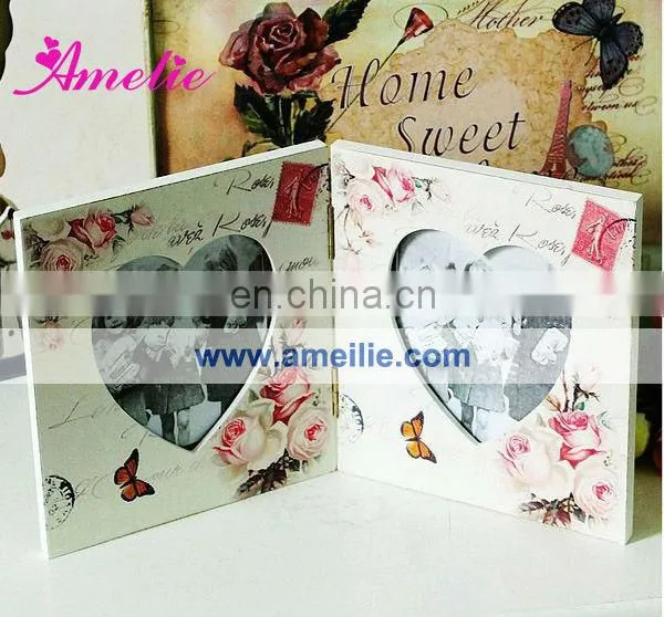 A0111 New Arrival Flip Design Flower silk-screen import picture frames