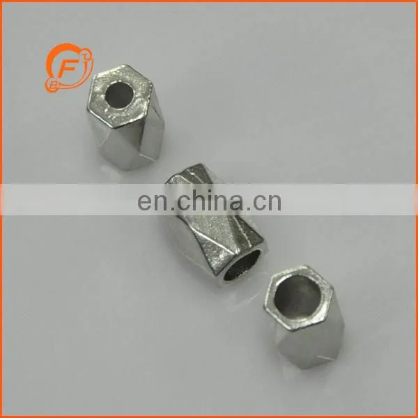 11mm decorating gold metal cord stopper for decoration