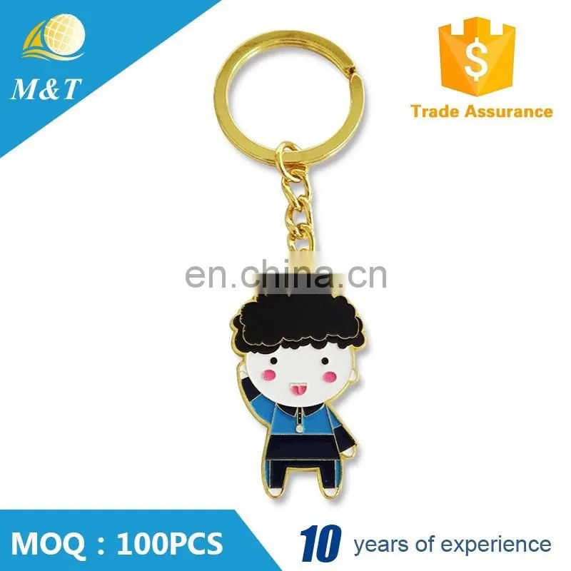 Custom made promotion gifts footprint shaped metal keychain