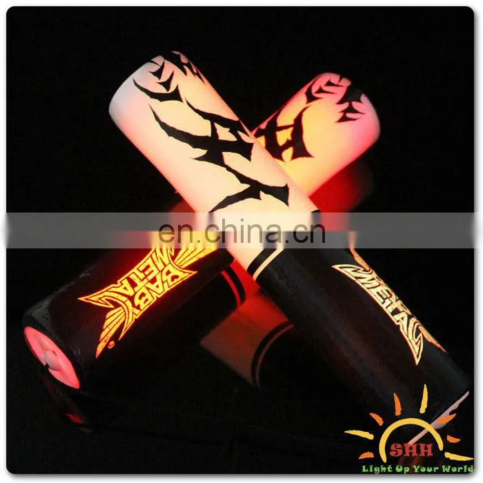 colorful LED light up foam nunchakus with customized logo