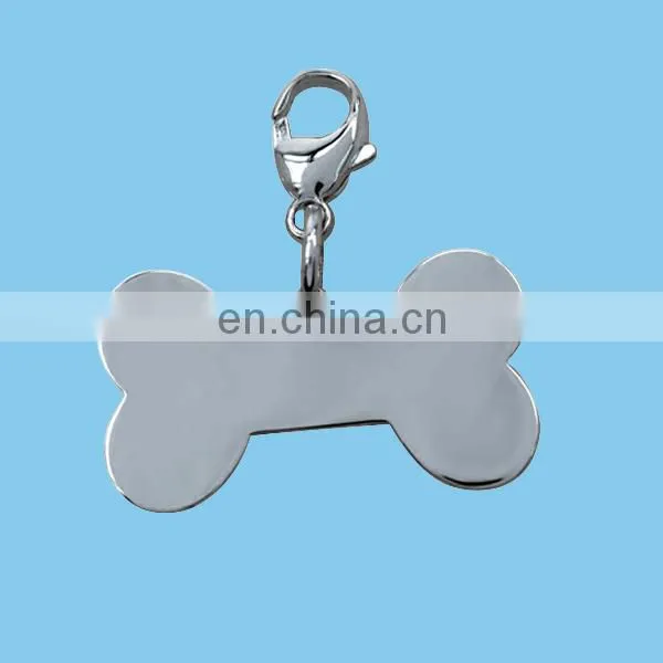 Glod/silver plated blank dog tag