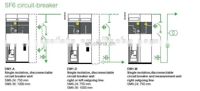 Schneider SM6-36-DM1-D Schneider Ring Main Unit Schneider SM6