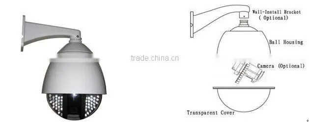 New produts 2MP HD Mini high speed Dome CCTV camera systems 1080P COMS AHD video PTZ Camera