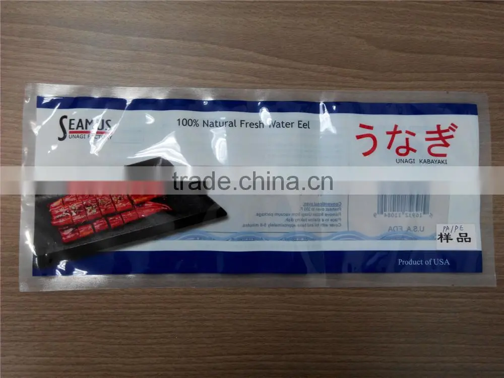 Custom Printed Food Grade Laminated PA PE sea food plastic Bags