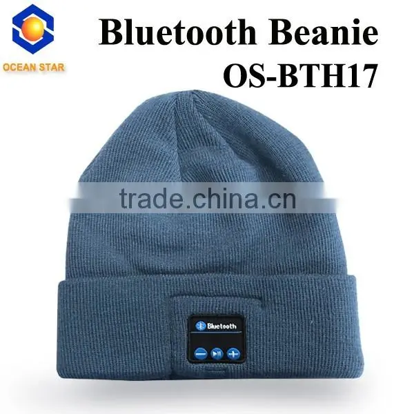 smart talking bluetooth speaker hat stereo bluetooth beanie hat