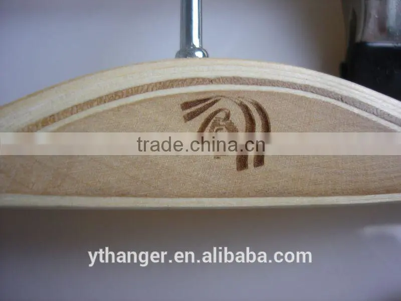 NK01 natural metal hanger laminated baby hanger