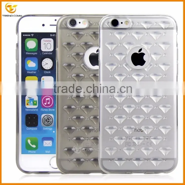 new products slim transparent tpu case for iphone 6s