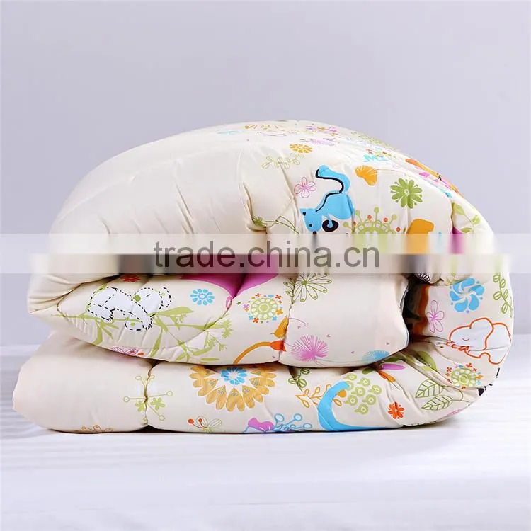 cheap home sense printed kids design patchwork quilt bedspread sale support OEM can be customize