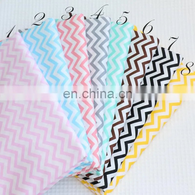 Cartoon wavy cotton printed fabric Kindergarten baby pillow full cotton bedding fabric wholesale