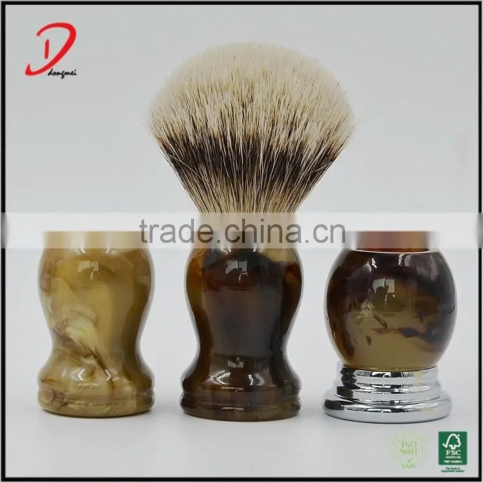 most popular resin handle material badger type shaving brush ,100% Bager Barber Shaving Brushes