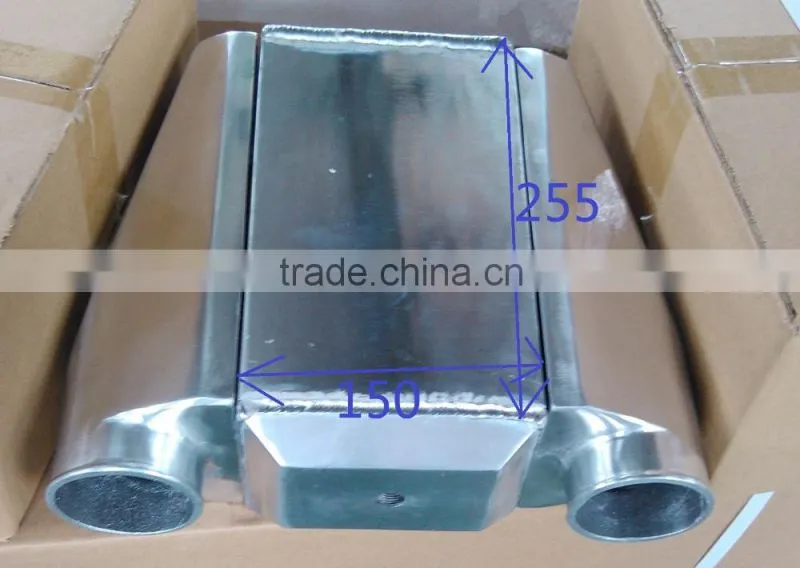 TURBO INTERCOOLER COOLING 12"x12"x4.5 UNIVERSAL ALUMINUM WATER TO AIR INTERCOOLER UNIVERSAL