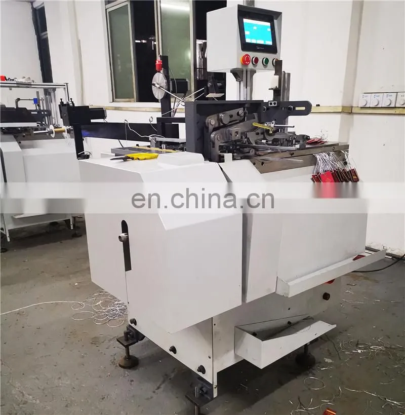 UT150 Automatic Perfume bottle Hang tag Tyer Tying Machine, hand card string loop binding machine