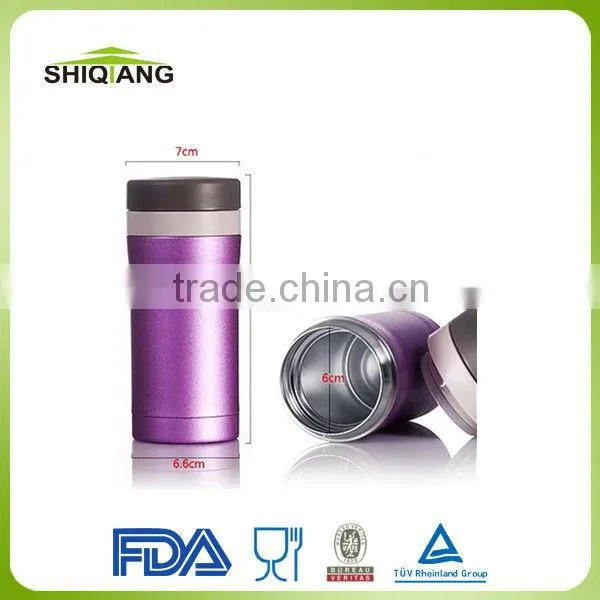 250ml Stainless steel vacuum insulated thermal flask mug