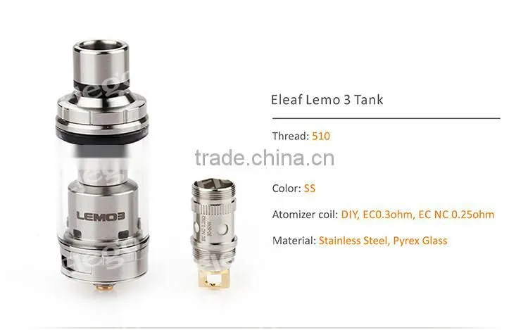 Elego 2016 Newly eleaf lemo 3 eleaf lemo2 tank with fast delivery