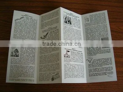 Color Folded Pamphlet Display