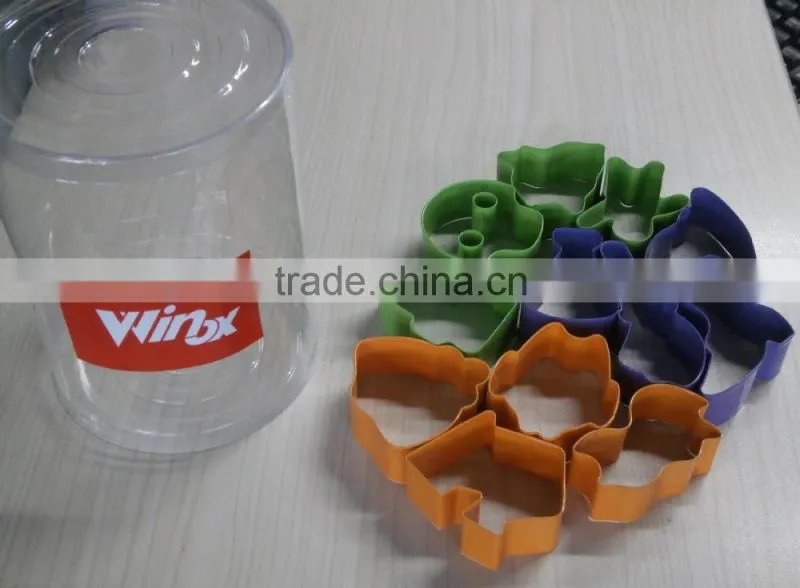 DIFFERENT SHAPE & SIZE S/S COOKIE CUTTER MOULD WITH PVC BOX