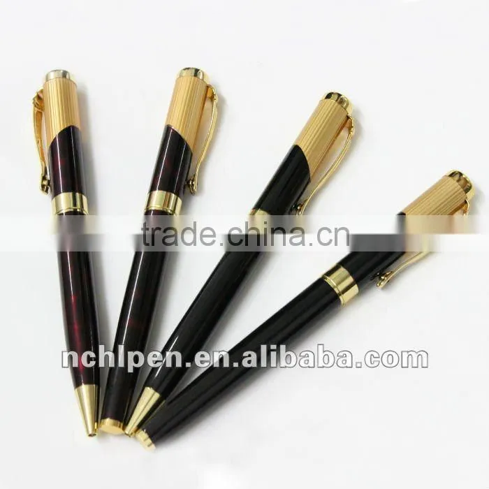 Fashion white with silver plated pen