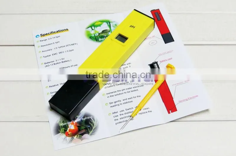 Portable Digital PH Meter Price Good Pen Type PH-009 PH-107