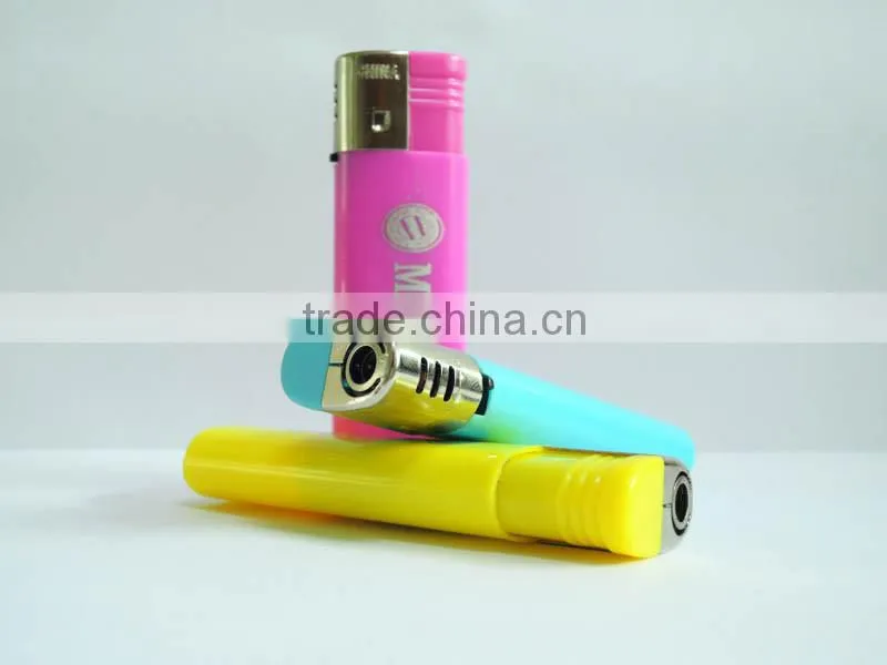 cheapest plastic material windproof flame electronic lighter