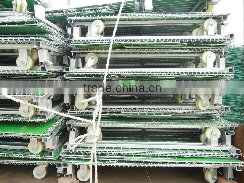 Metal galvanized steel cage mesh pallet