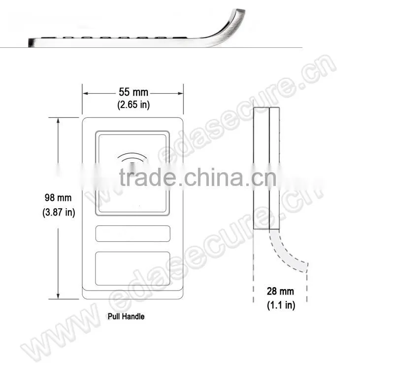13.56MHz Card Locker Lock Keyless Locker Lock
