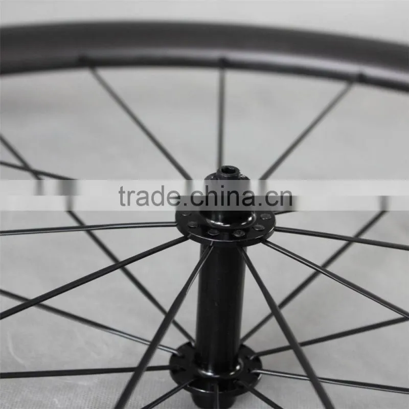 700c 27mm width carbon road bike wheelset tubular wheelset W40T powerway R13 hub