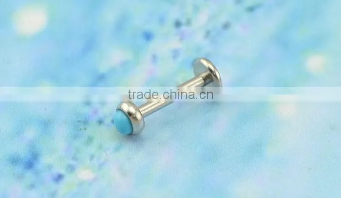 316l Stainless Steel Body Piercing Jewelry Lip Stud Labret Ring